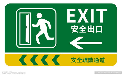 安全出口通道標(biāo)識設(shè)計圖